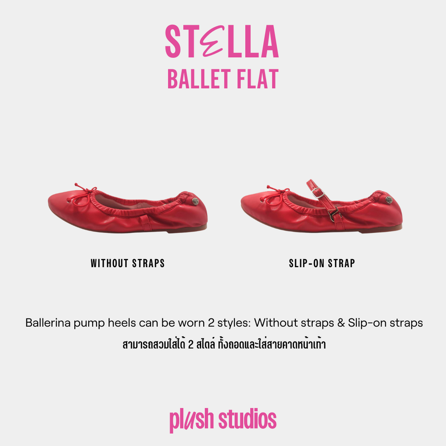 New Arrivals - Stella Ballet Flat Red