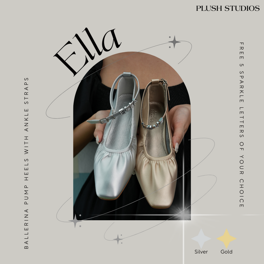 Ella Pump Shoes ballerina pump 1.5” Silver