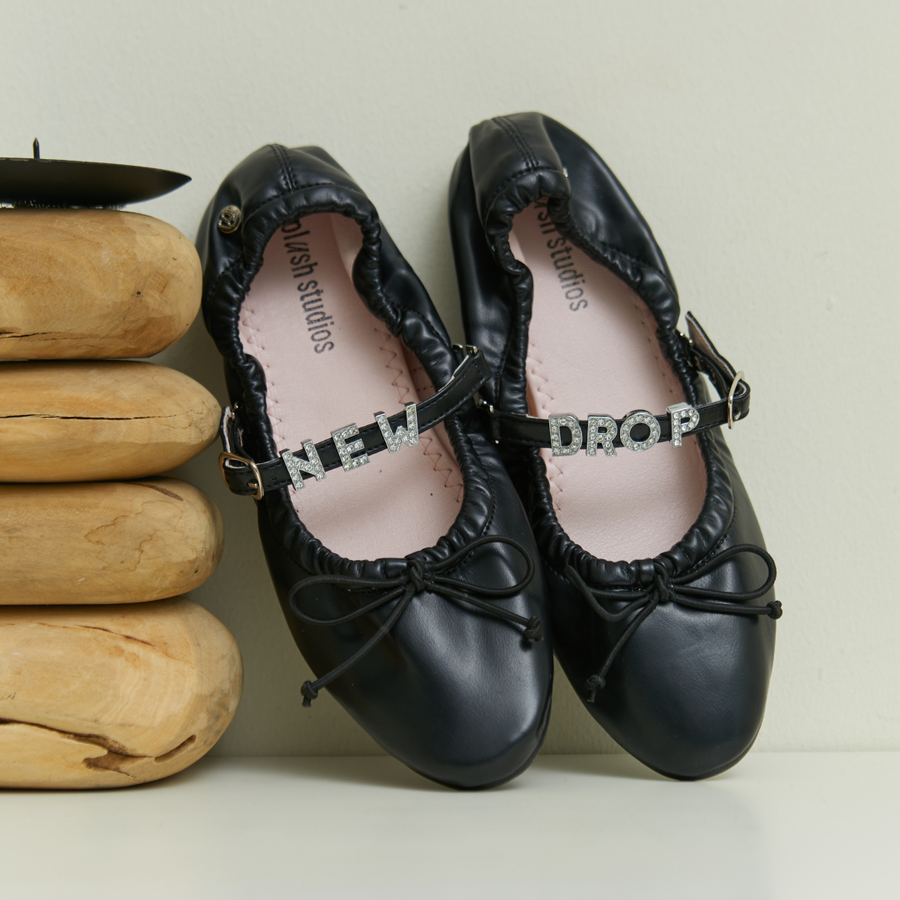 New Arrivals - Stella Ballet Flat Black