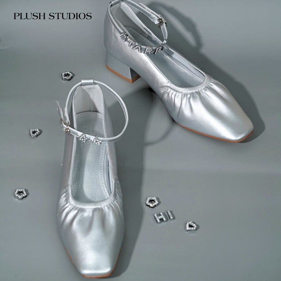 Ella Pump Shoes ballerina pump 1.5” Silver