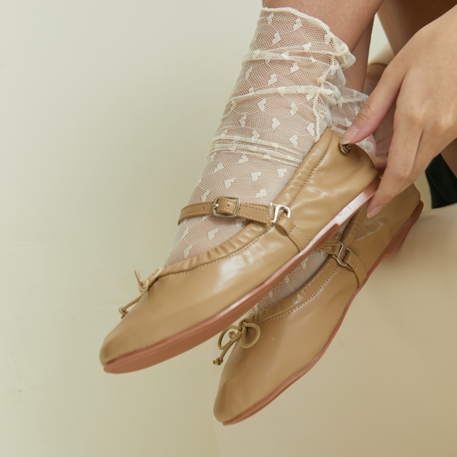 New Arrivals - Stella Ballet Flat Taupe