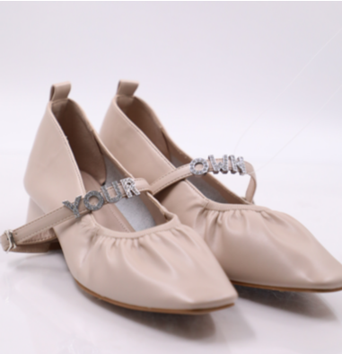 Elle Pump Shoes ballerina pump 1.5” Taupe