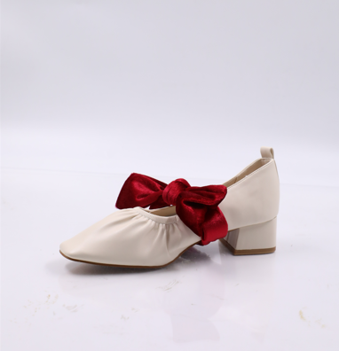 Elle Pump Shoes ballerina pump 1.5” Cream