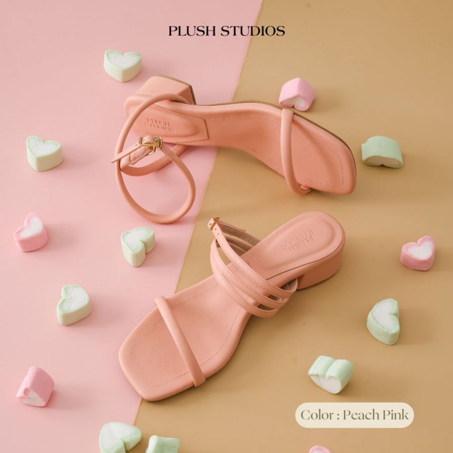 Kara Sandals Set Peach Pink