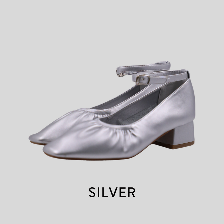 Ella Pump Shoes ballerina pump 1.5” Silver