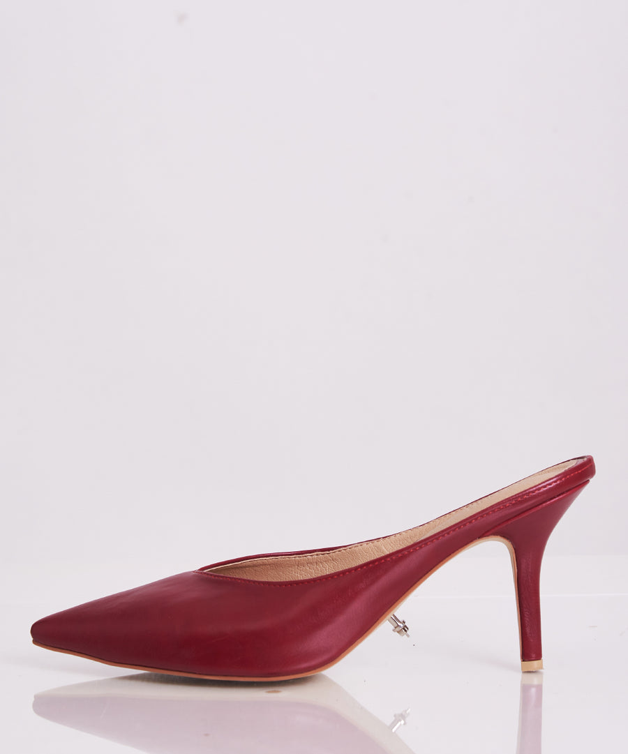 Vivian Pointy Heels- Maroon