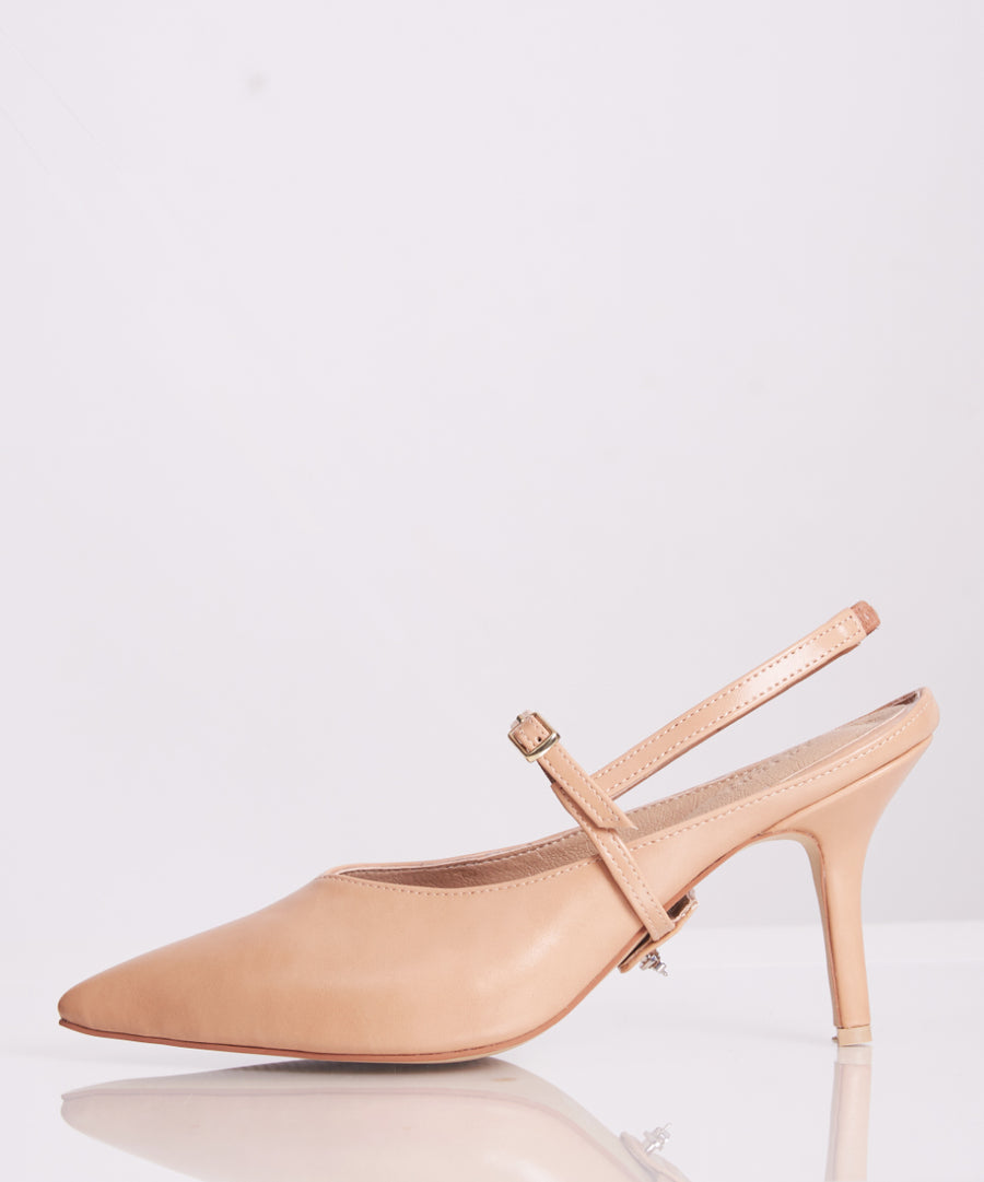 Vivian Pointy Heels- Camel