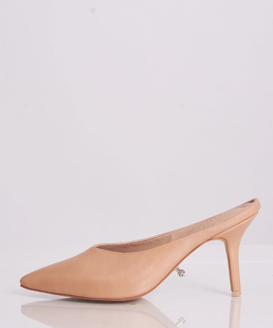 Vivian Pointy Heels- Camel